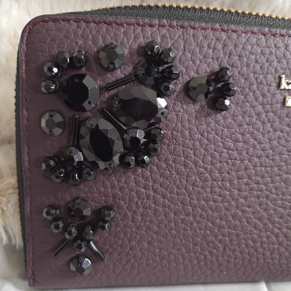 Kate Spade Neda Anderson Way Zip-Around Leather Wallet - Picture 15 of 15